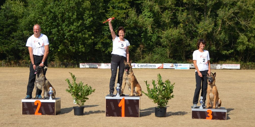 Landesmeisterin GHS 2018 ist Irmgard Steinberg mit Ihrem Faros vom Hause Mecki